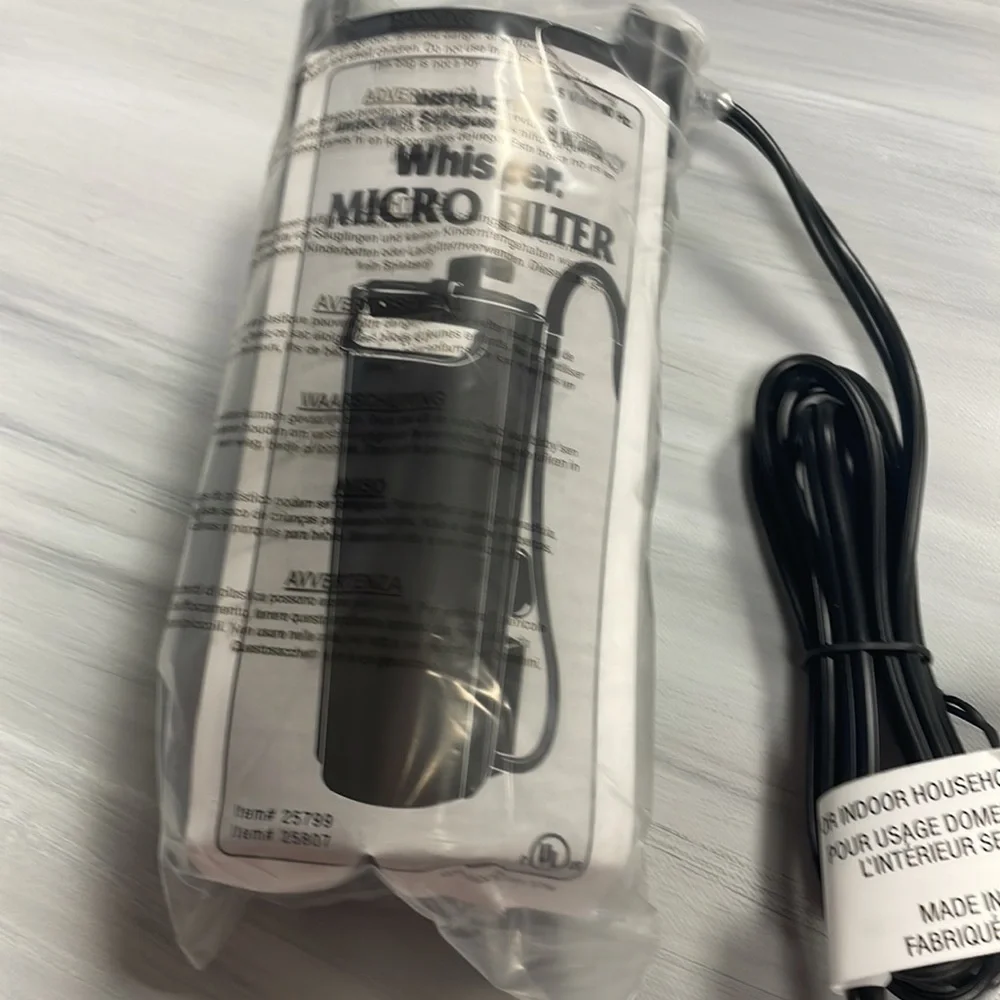 Brand New Five Gallon Tetra Whisper Filter (6)